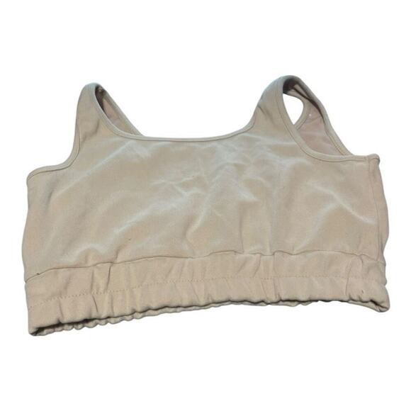 Pink Velour Tank Croptop Size S - Picture 2 of 3